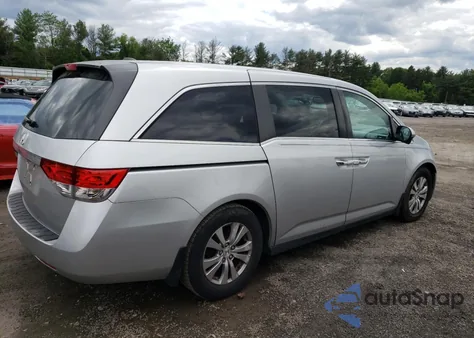 2014 Honda Odyssey Exl из США, поврежденный, VIN 5FNRL5H63EB001740